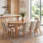 42'' - 77'' Extendable Dining Table With Solid Wood Legs, 3 Sizes - Round To Oval Dining Table For Dining Room/Kitchen-124558970