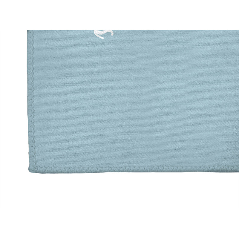 Paillasson antidérapant Merry Christmas, L 36 po x L 60 po, Bleu glacier
