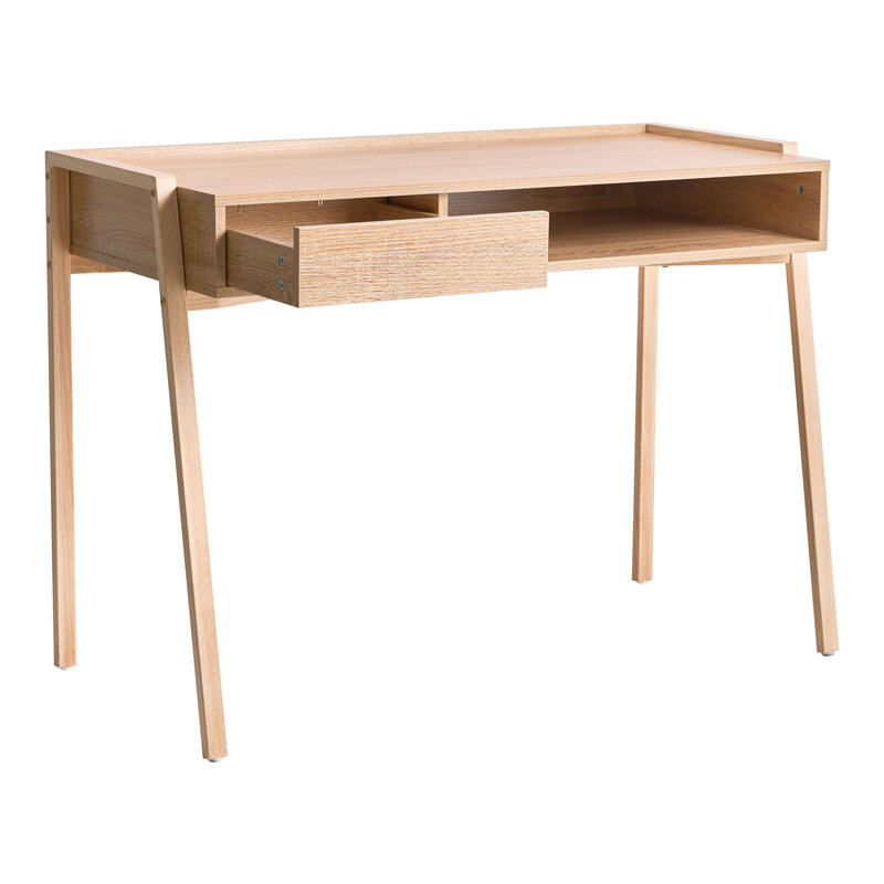 Iron Writing Desk, Brown