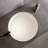 49 Inch Round Shape Freestanding Solid Surface Soaking Bathtub For Bathroom