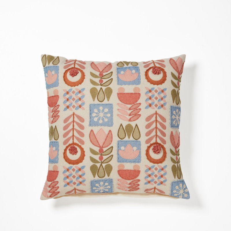 Housse et insert de coussin en coton scandinave Fun Companion