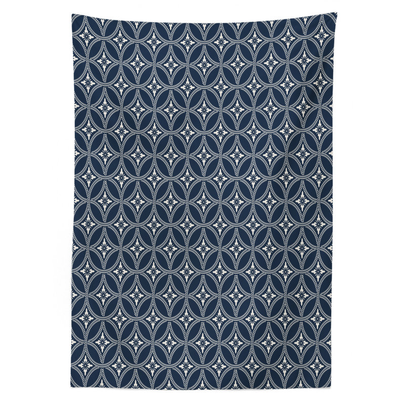 Geometric Tablecloth, 70" L x 52" W