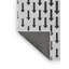 Tapis blanc/noir tissé à la machine-2127637680