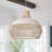 Calpella -Natural and White Rattan Light Pendant-2078343070