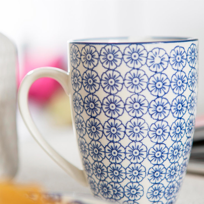 Nicola Spring - Hand-Printed Mug, 6