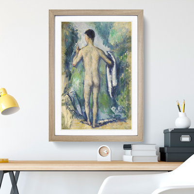 Standing Bather by Paul Cezanne - Picture Frame Painting