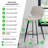 Muehlebach Breakfast Bar Stool - Luxury Fabric Modern Design-10905075