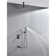 Ceiling Mounted Shower System Combo Set With Handheld And 16"Shower Head