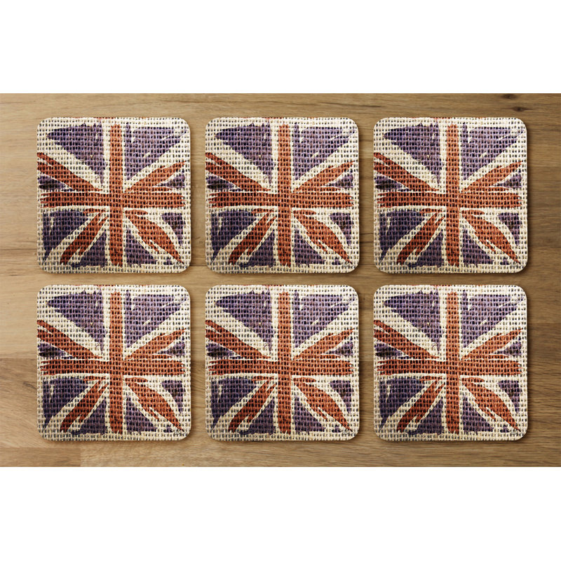 Square 6 Piece Coaster Set