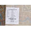 Tapis bleu clair / beige en laine Ziegler