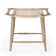 Tristan Natural Wood & Rattan 24.75" Counter Stool