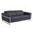 Global United Top Grain Italian Leather Sofa With Power Recliner-153849512