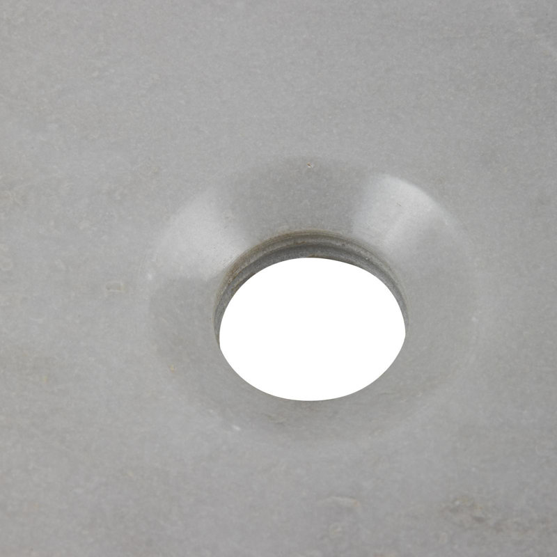 Ivy Bronx 370mm L x 370mm W Marble Circular Sink