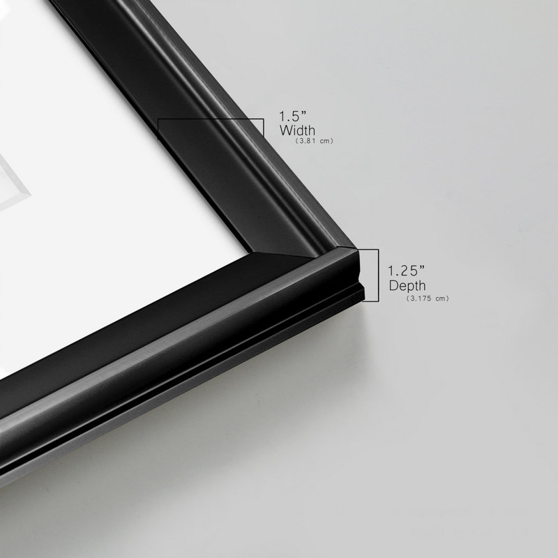 «Beyond Shadows I», reproduction d'art sur toile encadrée, Cadre noir, H 18,5 po x l 24,5 po x P 1,5 po