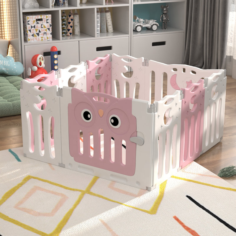 Hoglund Safety Gate, Pink/White