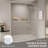 56-60 In. W X 72 In. H Double Sliding Shower Door, Semi-Frameless Bypass Bathroom Sliding Door With 1/4" (6Mm) Tempered Glass For Walk-In Shower, Brushed Nickel