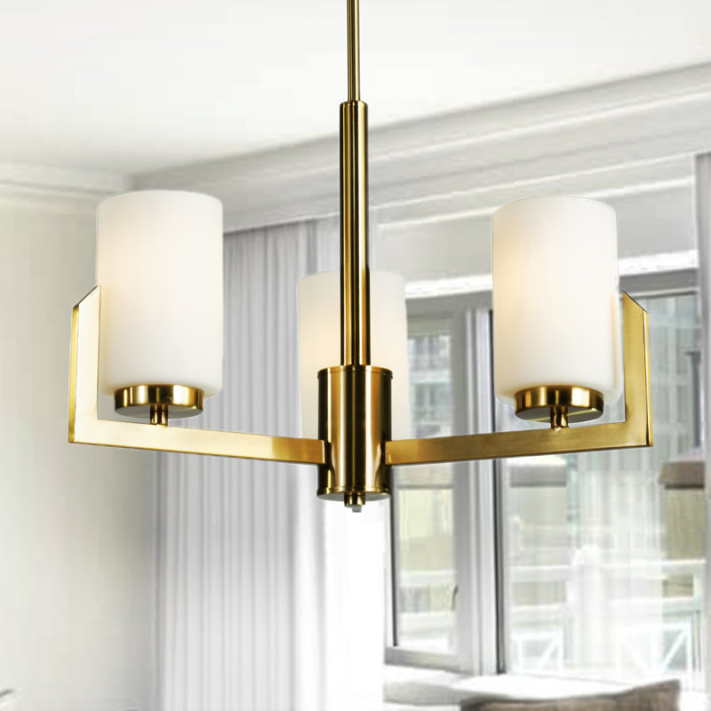 Lustre empire 3 lumières façon bougie