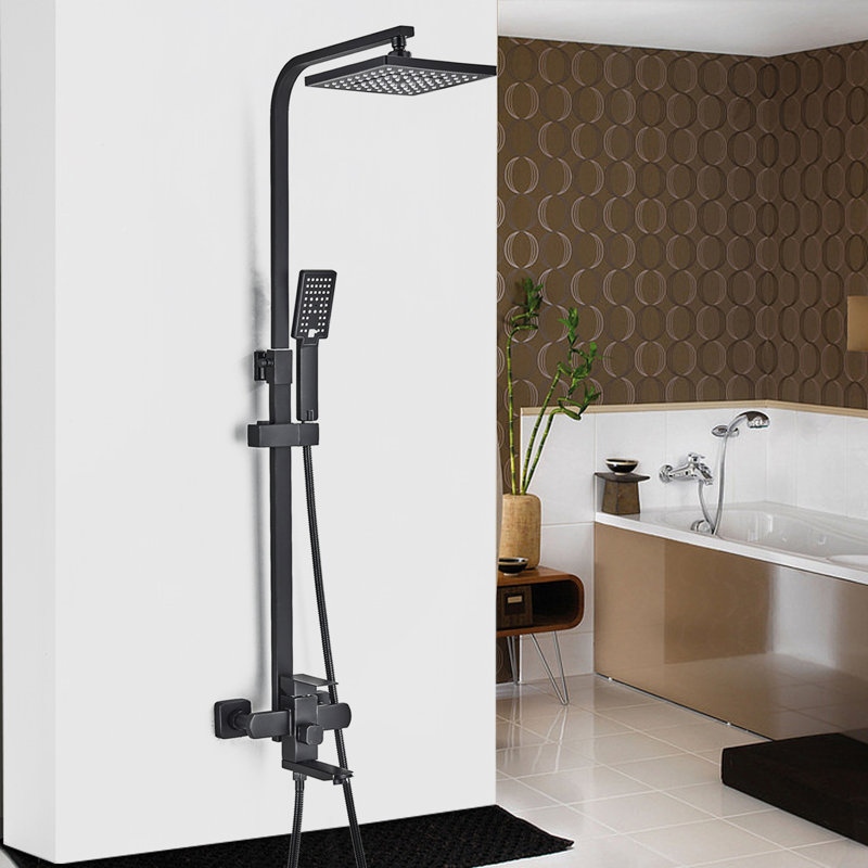 Système de douche complet avec valve brute