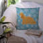Coussin intérieur/extérieur en flocons d’hiver-32011285