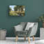 Art mural sur toile tendue - "Beeches and Daisies" de Bill Makinson pour décoration de salon, de chambre à coucher ou de bureau - 22 x 32-31879295