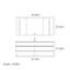 Armoire de salle de bain moderne de style minimaliste-110778389