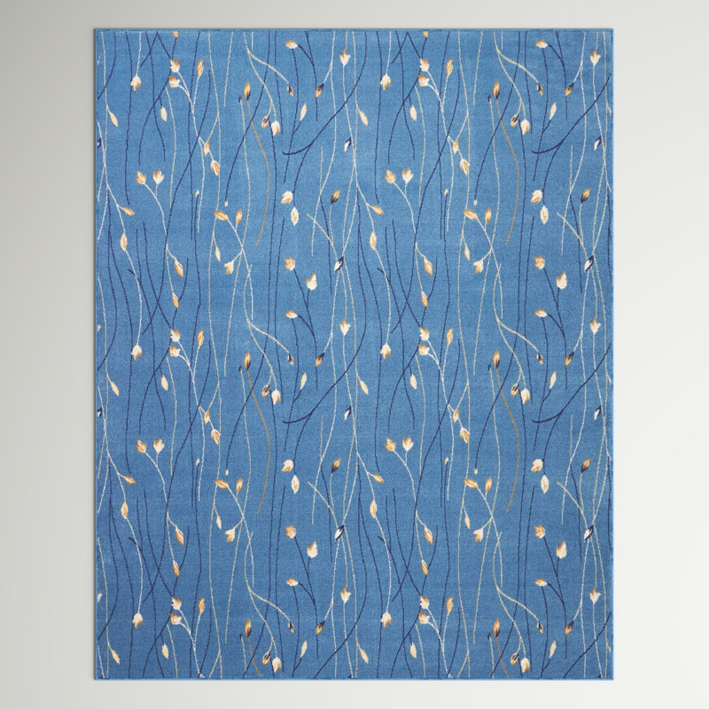 Aratrika Floral Indoor Rug, Rectangle 5'3" x 7'3"