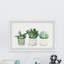 Green Patterned Pots by Parvez Taj - Single Picture Frame Painting-38598695