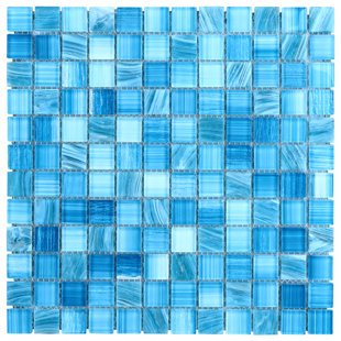 Wholesale glass chip small crackle mosaic tiles arts crafts crushed glass  for crafts From m.