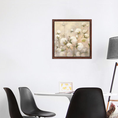 Cotton Field, Close Up by Julia Purinton - Print on Canvas