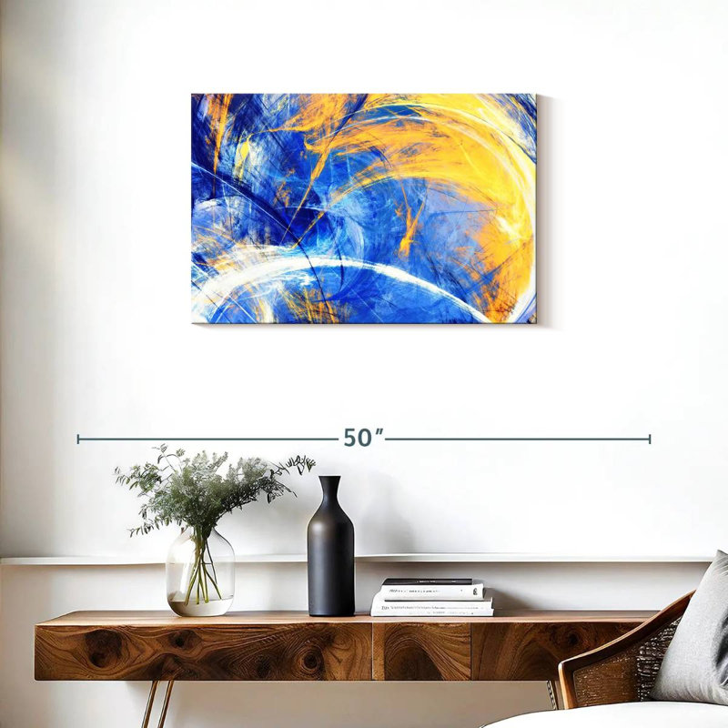 Avery Sunny Abstract Texture, 20" H x 30" W