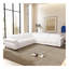 Canapé modulaire inclinable Yohan - Boucle blanche