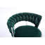 Ensemble de 2 tabourets de bar, avec repose-pieds chromé et base pivotante en velours à hauteur réglable et tabouret de bar simple chromé-1759001157