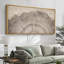 Grande impression sur toile encadrée - Anneaux d'arbre pour décoration intérieure moderne-118733474-118733472