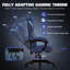 Metro Lane Adjustable Height PC & Racing Game Chair-410998929