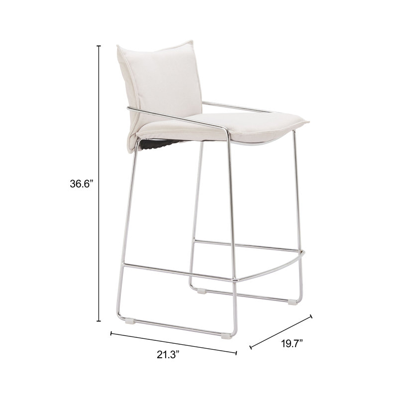 Pola Counter Stool White, White