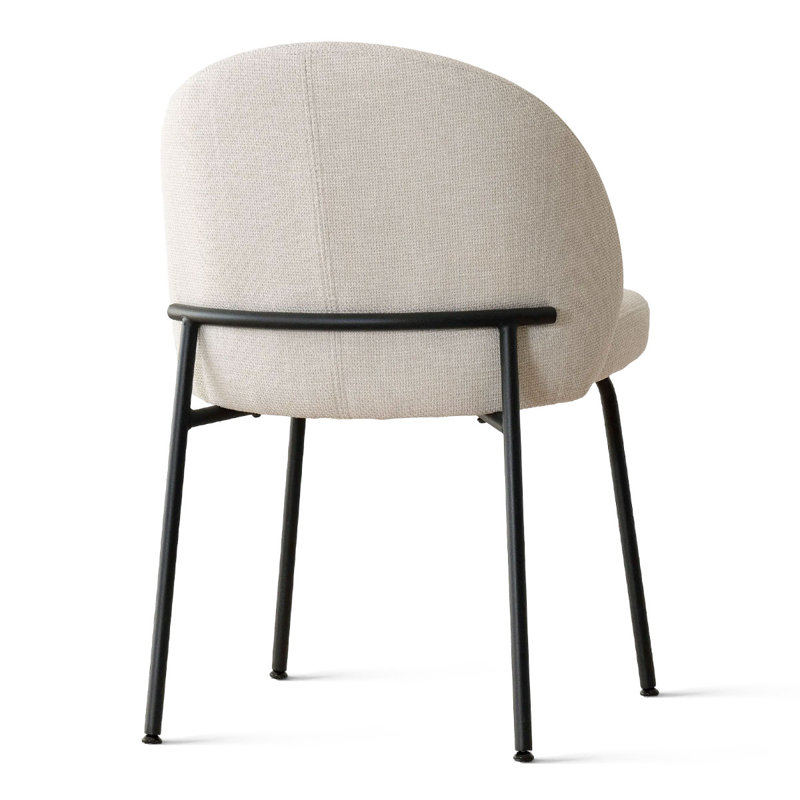 Chaises de salle à manger rembourrées de style moderne, Beige