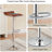  Aryelle Bar Stools Set of 4, Adjustable Height Bar Stools, Counter Barstools with Leather Cushion and Metal Round Base, Bar Height Chairs for Kitchen Island, Brown-1566787790-1563458604