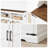 Farmhouse Hall Tree with Shoe Bench