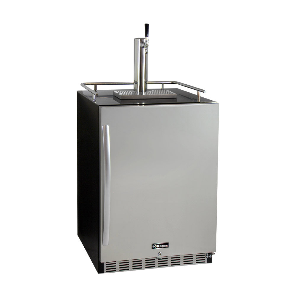 Kegco 6.6 cu. ft. Single Tap Commercial Grade Full Size Kegerator with