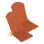 Coussin pour chaise de patio 20 po x 50 po, coussin pour chaise Adirondack avec attaches (ensemble de 4)-1653468797-1831114134
