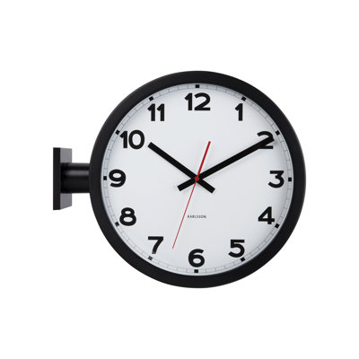Analog Aluminium Quartz Tabletop Clock