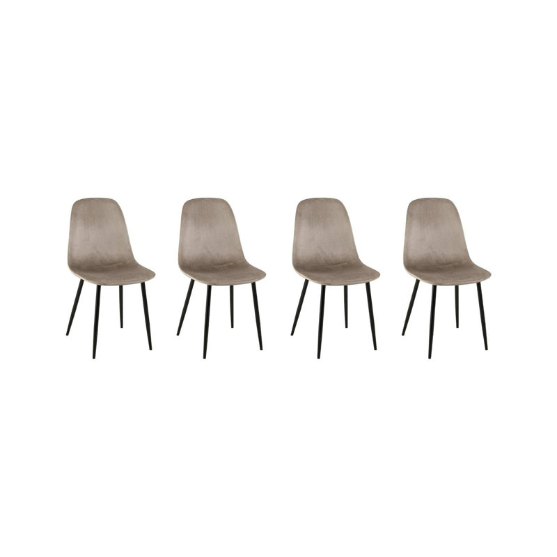Voni 45cm H Metal Side Chair, Sand