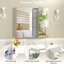 Pharmacie 32 po x 28 po avec miroir pour salle de bain