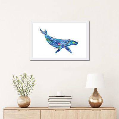 «Whale Humpback Ocean» par Jo Lynch - reproduction d'art