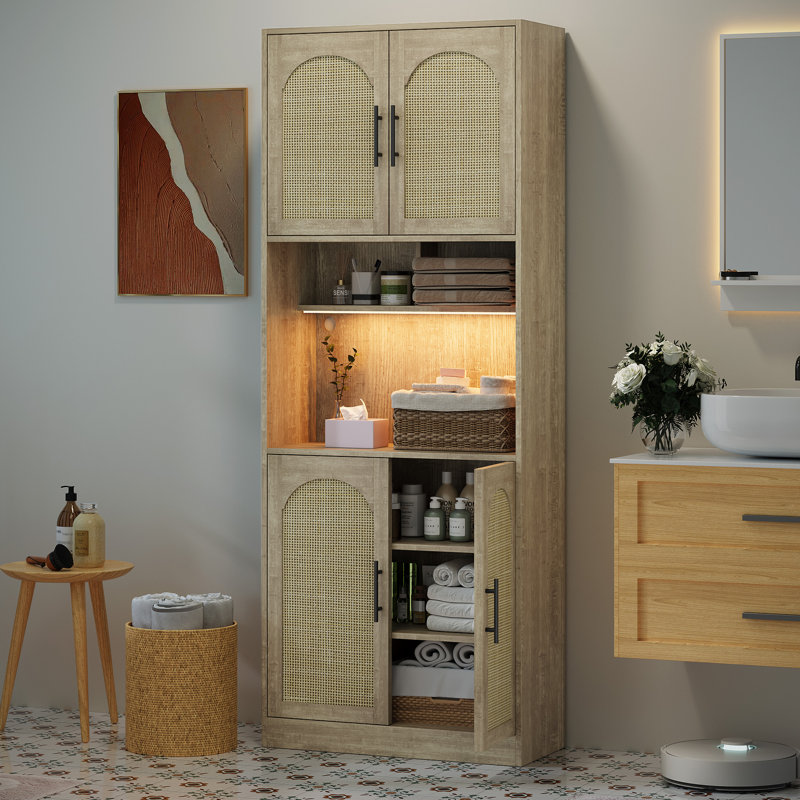 Armoire de bar 70,9 po, Naturel