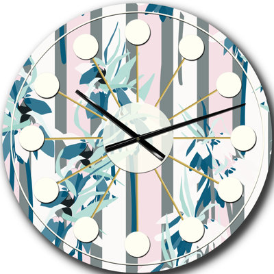 Horloge murale rétro Mid-Century