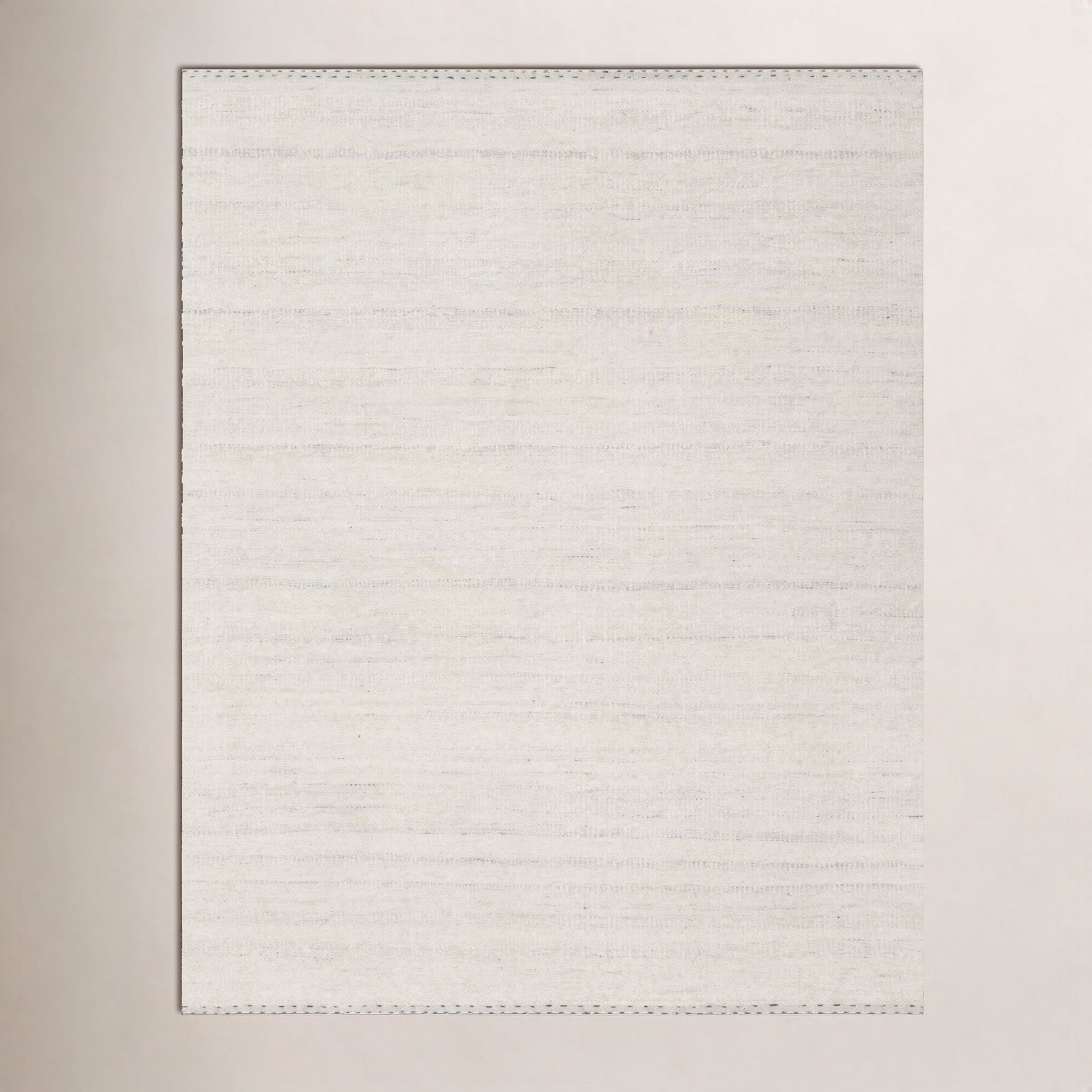 Larissa Ivory Hand-Woven Rug, Rectangle 7'9" x 9'9"