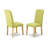 3-Piece Mahogany Finish Solid Wood Top Upholstered Dining Room Set with Dropleaf (Seats-4)-291857602-291857631