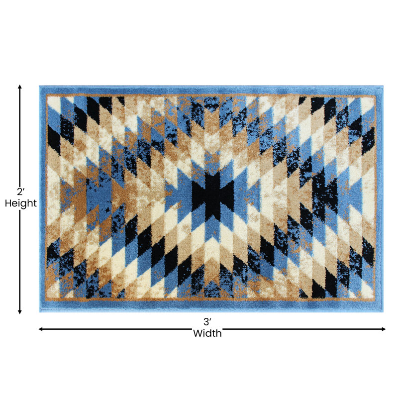 Tapis intérieur Akwasi, Rectangle de 2 pi x 3 pi