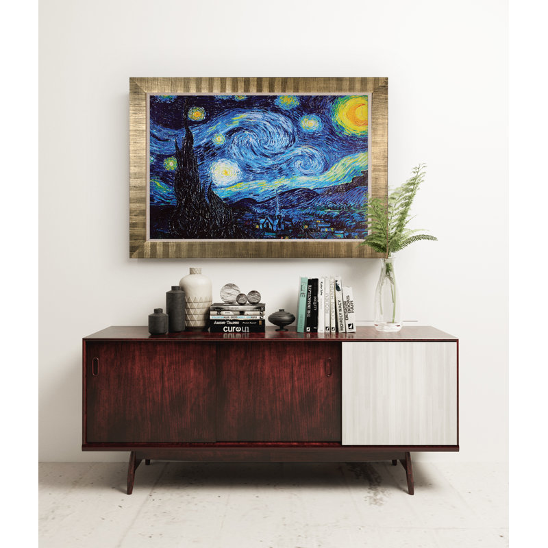 Nuit étoilée - reproduction sur toile, H 29 po x l 41 po x P 2 po